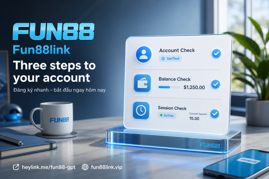 Đăng ký tài khoản Fun88 ba bước trên web và app di động 2026