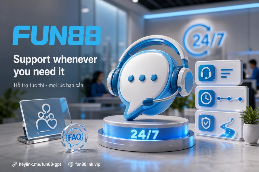 CSKH Fun88 hỗ trợ khách hàng 24/7 đa kênh liên hệ