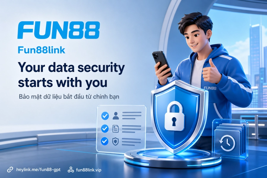 Bảo mật tài khoản Fun88 SSL 128-bit xác thực OTP và quyền riêng tư người chơi