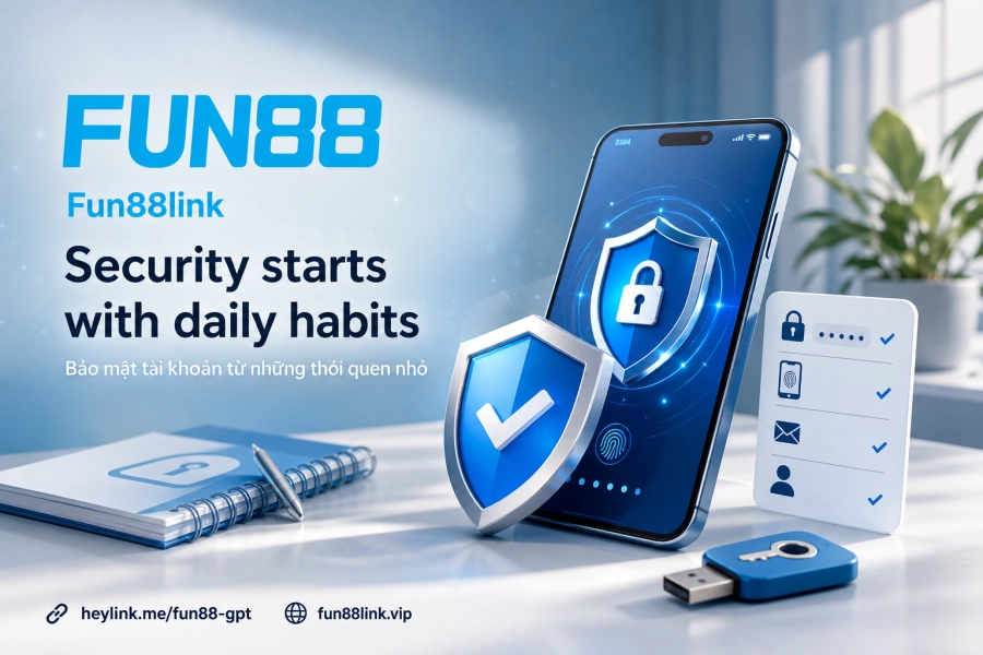 bảo mật tài khoản Fun88 nguyên tắc OTP mạng cá nhân mật khẩu