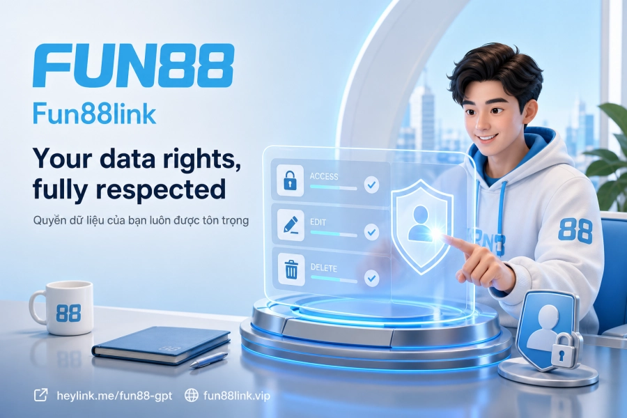 Quyền dữ liệu người dùng GDPR Fun88 chính sách quyền riêng tư