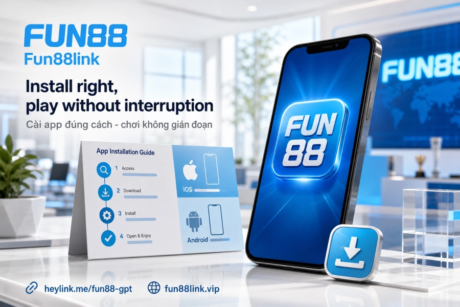 Tải app Fun88 Android iOS yêu cầu thiết bị cài đặt 2026